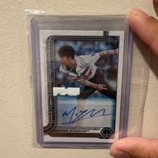 2025 Topps Update First Pitch Autographs MIYAVI #FPA-MIY card