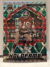 Joe Montana 2022 Panini Mosaic HoloFame card