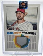 2026 Topps Heritage Clubhouse Collection Relics Nick Castellanos #CCR-NC card