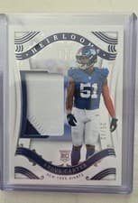 2025 Panini National Treasures Heirlooms Abdul Carter #30 card