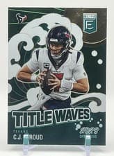C.J. Stroud 2024 Donruss Elite Title Waves card