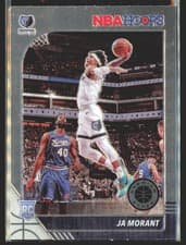 JA Morant 2019 Panini Hoops card