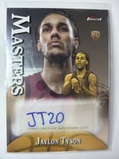 2024-25 Finest Masters Autographs Jaylon Tyson #MA-JT card