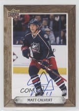 2024-25 Upper Deck Engrained Icons Beehive Portrait Signatures Matt Calvert #BH-MC card