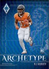 2025 Panini Phoenix Archetype RJ Harvey #6 card