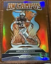 2025 Panini Prizm Draft Picks On Campus Arch Manning #3 card