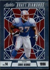 Eddie George 2024 Panini Absolute Draft Diamonds card