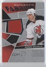 Bernie Nicholls 2021 SP Game Used Authentic Fabrics card