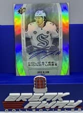 2025-26 SPx Cold Steel Signatures Jared McCann #CS-JM card