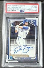 Jac Caglianone 2024 Bowman Draft Chrome Prospect Autograph card