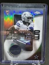 2025 Topps Chrome Rookie Relics Jaydon Blue #RR-JBL card