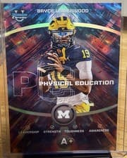 2025 Bowman University Chrome Physical Education Refractor Bryce Underwood #PE-1 card