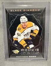 2025-26 Upper Deck Black Diamond Rookie Gems Matthew Wood #RG-MW card