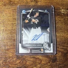 2025 Bowman Draft Chrome Prospect Autographs Kyle Lodise #CPA-KL card