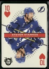 Steven Stamkos #10 HEARTS 2021 O Pee Chee Playing Cards card
