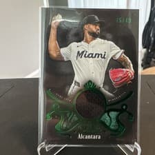 2026 Topps Tier One Shadow Relics Sandy Alcantara #SR-SA card