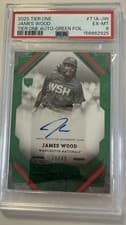 2025 Topps Tier One Autographs James Wood #T1A-JW card