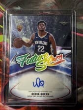2025-26 Topps Chrome Future Stars Autographs Derik Queen #FS-DQ card