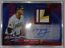 2025 Topps Update All-Star Stitches Autographs Manny Machado #AST-MM card