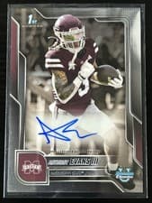 2025 Bowman University Chrome Chrome Prospect Autographs Anthony Evans III #BCA-AE card