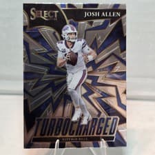 Josh Allen 2021 Panini Select Turbocharged card