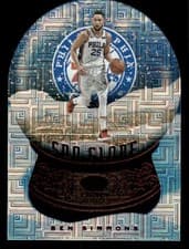 Ben Simmons 2020 Panini Crown Royale Sno Globe card