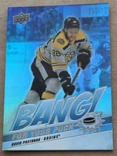 2024-25 Upper Deck Bang! For Your Puck David Pastrnak #BP-9 card