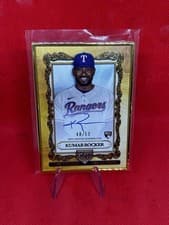 Kumar Rocker 2025 Topps Gilded Collection Topps Gallery of Gold Autographs card