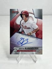 2025 Bowman's Best Best of 2025 Autographs Griffin Burkholder #B25-GB card