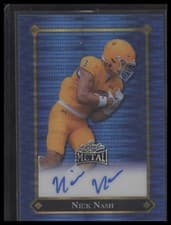 2025 Leaf Metal 92 Autographs Nick Nash #92L-NN1 card