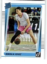 Nikola Jovic 2022 Panini Chronicles Draft Picks Donruss Rated Rookies card