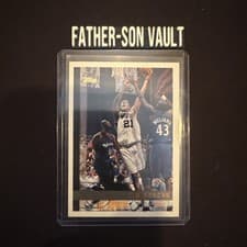 Tim Duncan 1997 Topps card