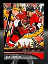 Erik Karlsson 2024-25 Upper Deck Outburst Retro Young Guns card
