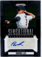 2025 Panini Prizm Sensational Signatures Brooks Lee #SS-BL card