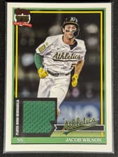 2026 Topps 1991 Topps Relics Jacob Wilson #91R-JWI card