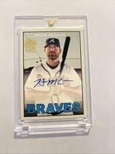 2025 Topps Archives Fan Favorite Autographs 1967 Brian McCann #67FFA-BM card