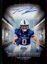 2025 Bowman University Chrome Campus Star Signatures Troy Stellato #CSS-TST card