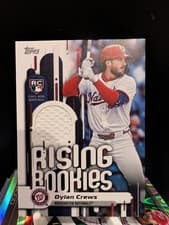 2025 Topps Update Rising Rookies Relics Dylan Crews #RRR-DC card