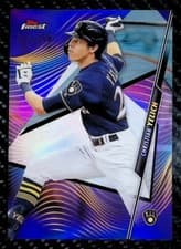Christian Yelich 2020 Topps Finest card