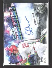 2025 Topps Pro Debut Future Cornerstones Autographs JJ Wetherholt #FC-JW card