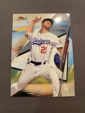 Walker Buehler 2020 Topps Finest card