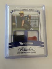 2024 Panini Flawless Dual Prospect Patches Jacob Misiorowski #DP-JM card