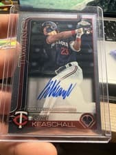 2025 Topps Chrome Update Autographs Luke Keaschall #RA-LK card