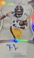 2025 Panini Flawless Anniversary Kaleb Johnson #30 card