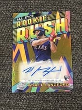 2024 Topps Chrome Update All-Etch Rookie Rush Autograph Wyatt Langford #CURR-WL card