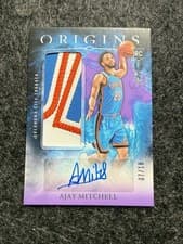 2024-25 Panini Origins Rookie Jersey Auto Set Ajay Mitchell #RJA-AMT card