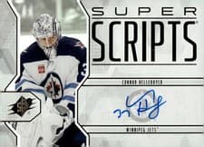 2025-26 SPx SuperScripts Connor Hellebuyck #SS-CH card