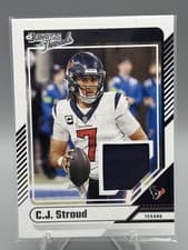 C.J. Stroud 2024 Donruss Donruss Threads card