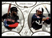 Jhonkensy Noel / José Ramírez 2025 Topps Dynamic Duals Base Set card