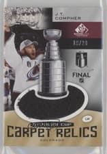 J.T. Compher 2024-25 SP Game Used 2022 Stanley Cup Carpet Relics card